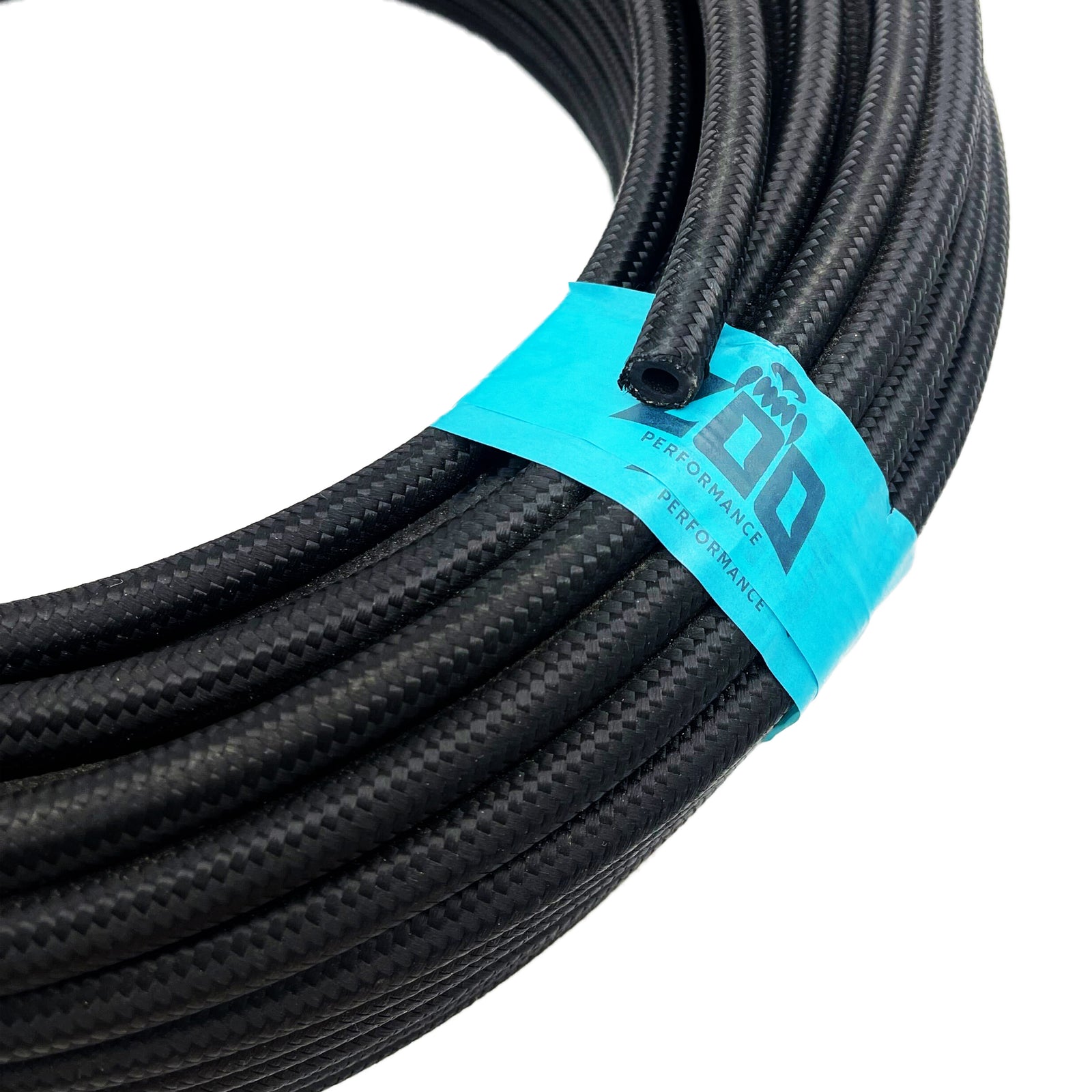 100 Series -16AN Black Nylon Braided Cutter Hose