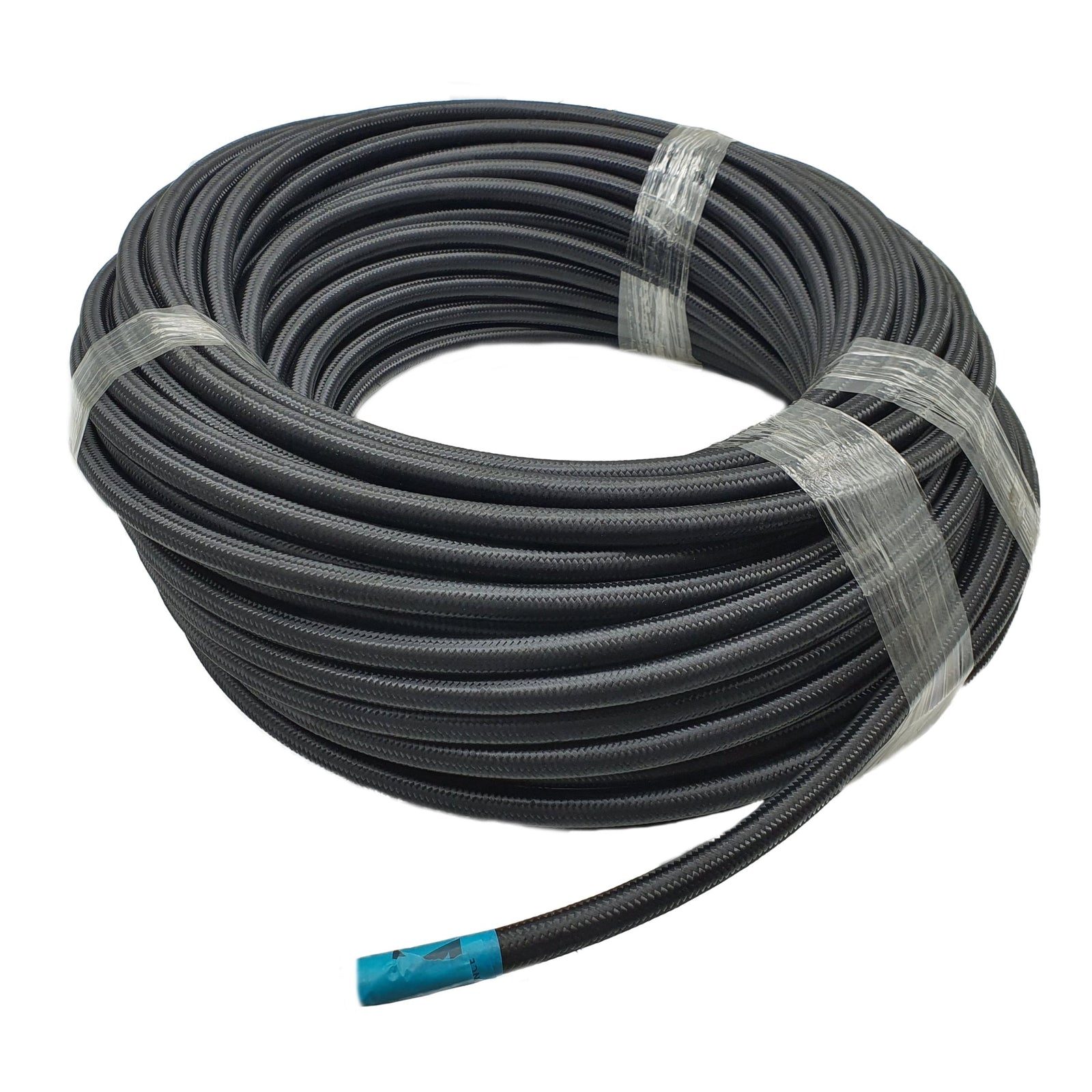 200 Series -6AN PTFE Hose - Black Nylon Braided