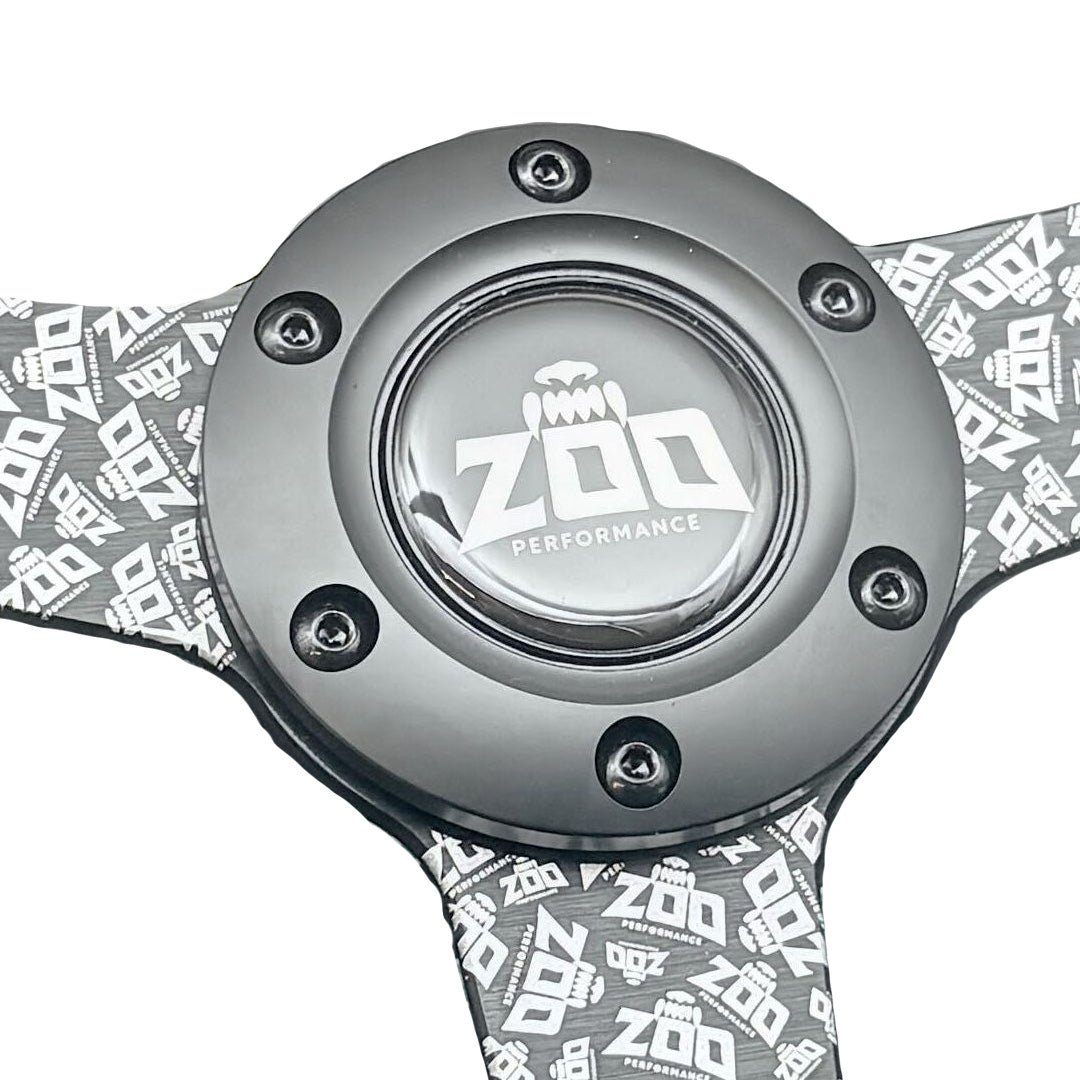 Zoo Sticker Bomb Billet Steering Wheel