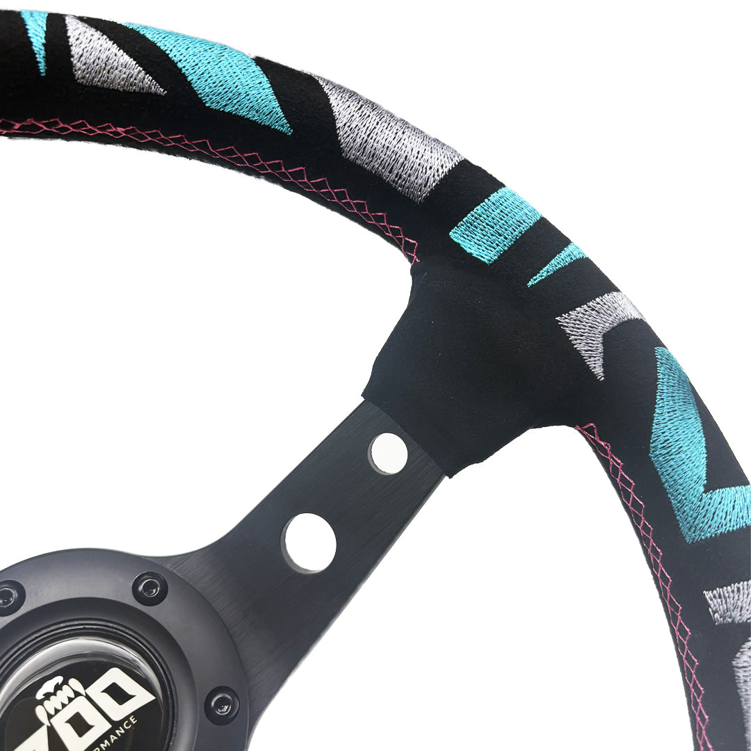 Geo Blue Steering Wheel