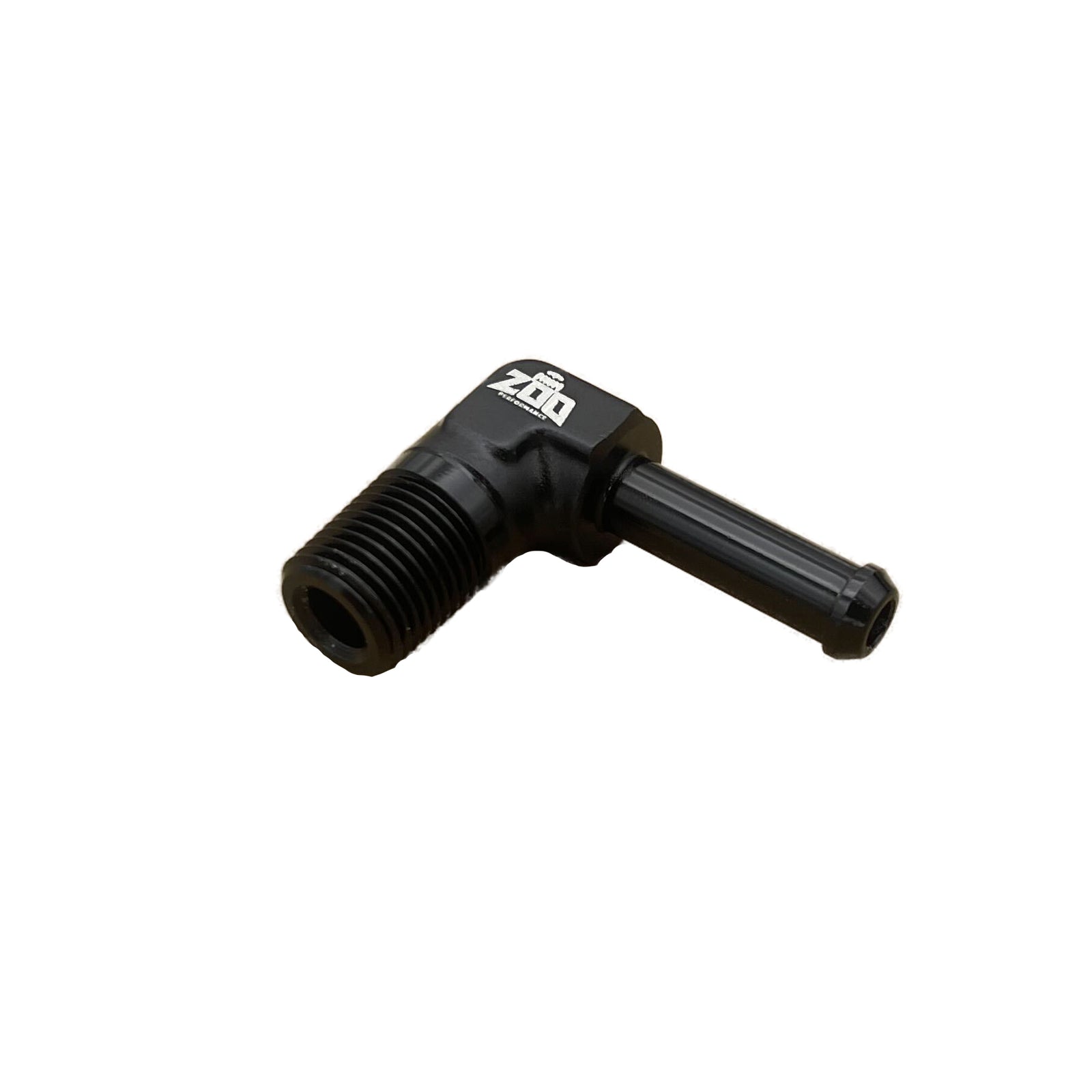 -4AN to 1/8" NPT Barb fitting (90deg)