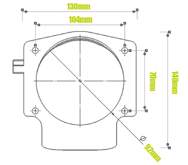 LS CABLE THROTTLE BODIES (92mm, 102mm)