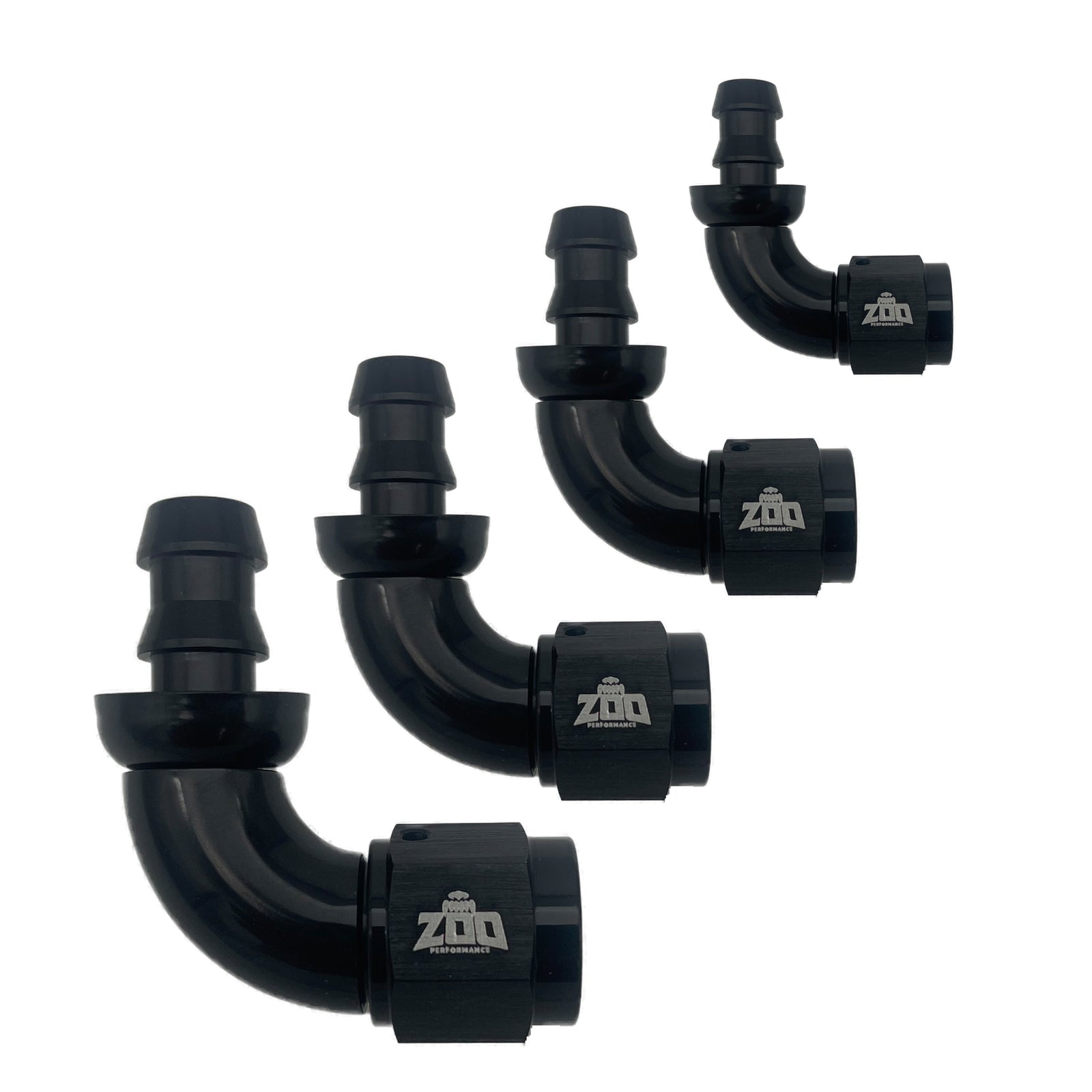 400 Series 90 Deg Hose Ends (Push Lock)