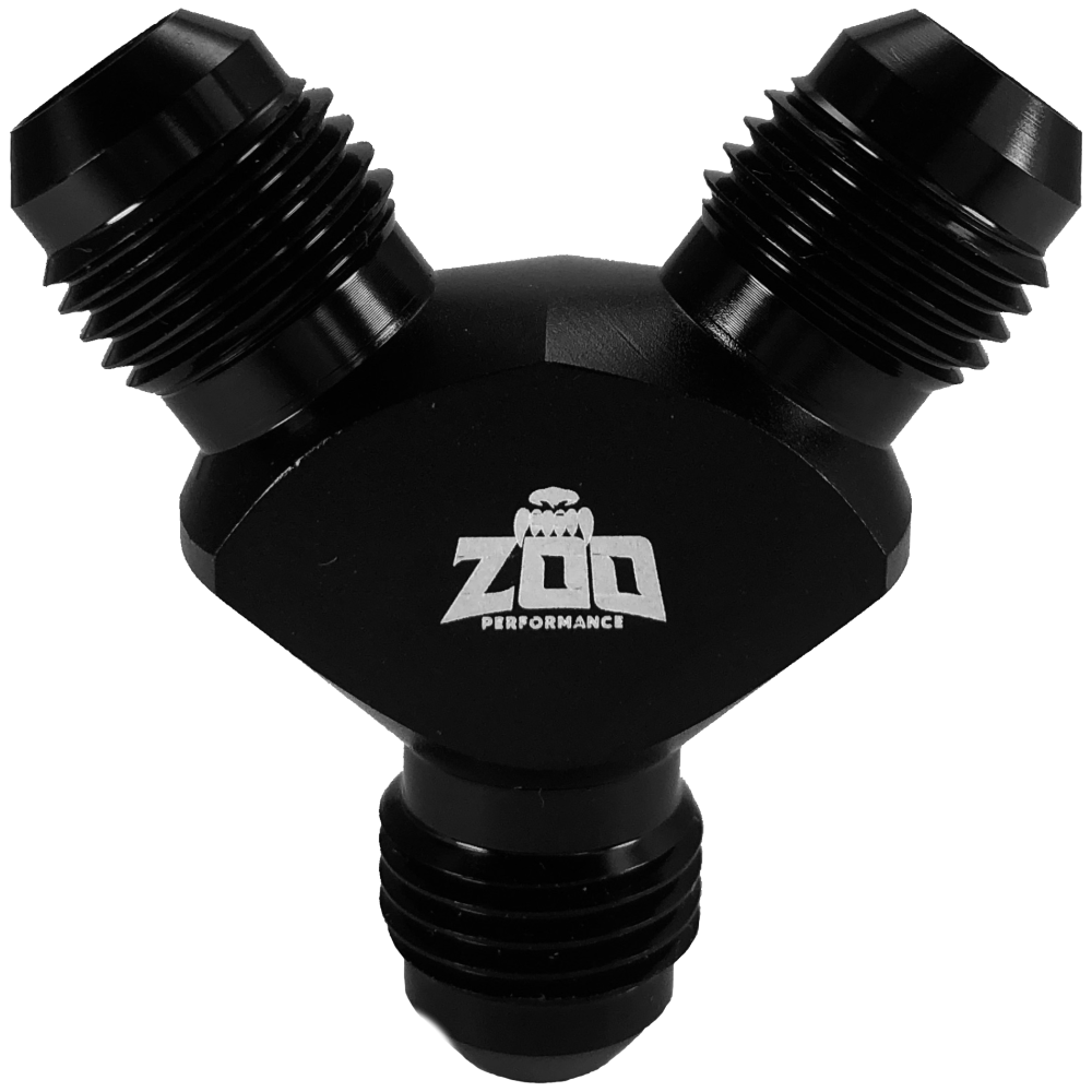 Y ADAPTOR MALE AN BLACK