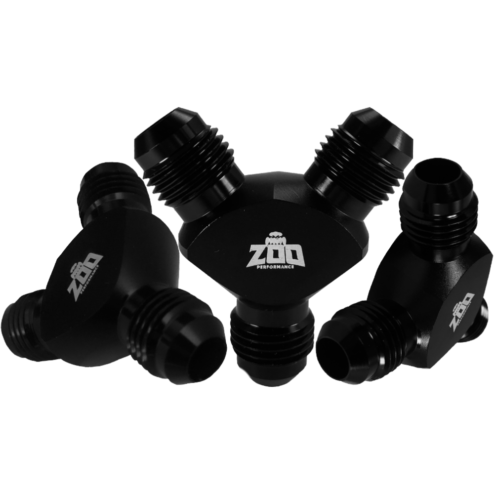 Y ADAPTOR MALE AN BLACK