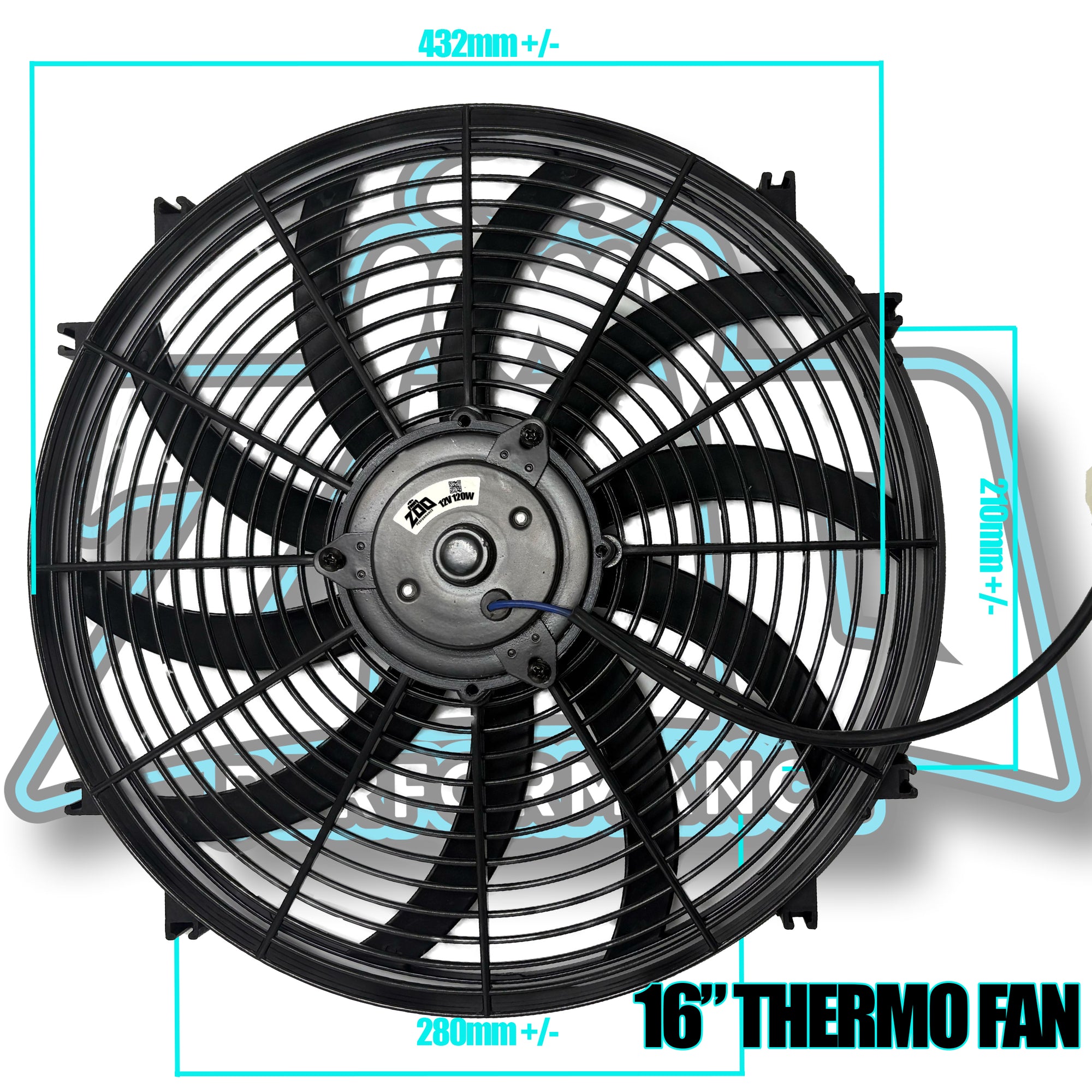 16" Auto Thermo Fans