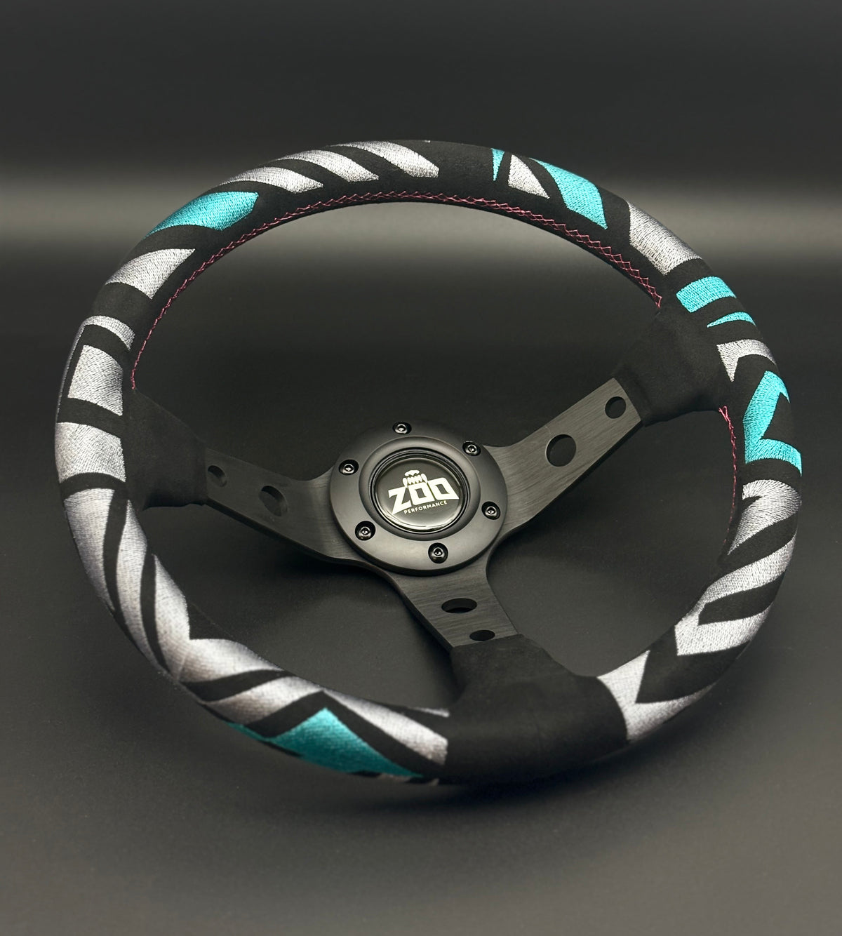 Geo Blue Steering Wheel