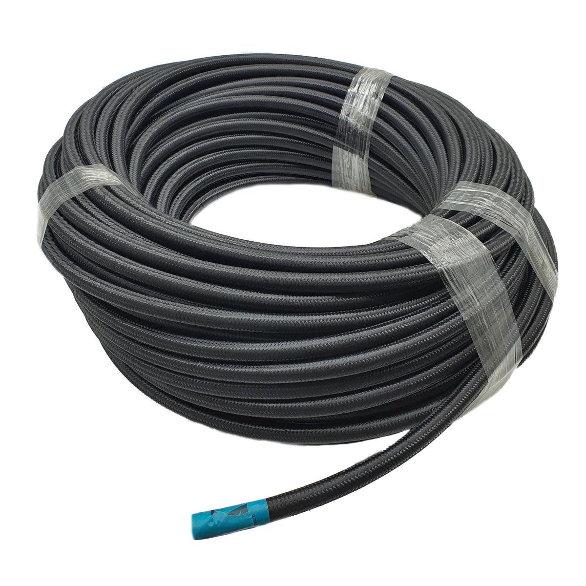 AN6 200 Series PTFE Hose Black Nylon Braided