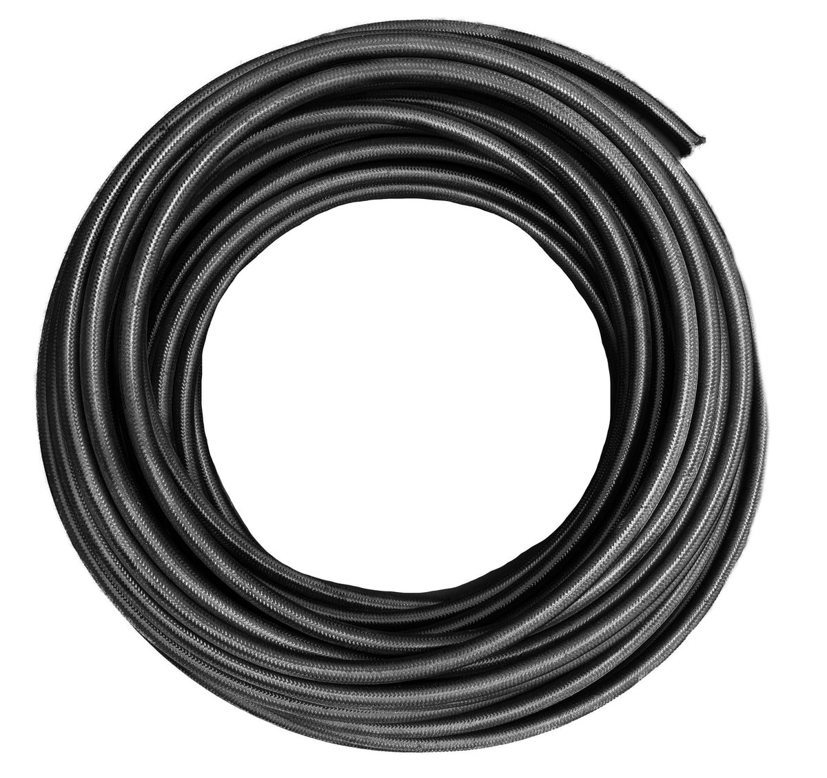 AN8 200 Serie PTFE Hose Black Nylon Braided