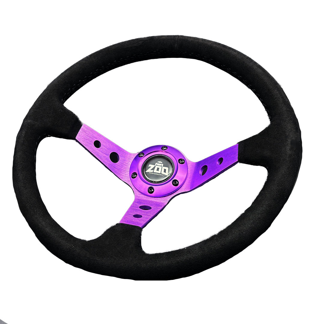 Purple Billet Steering Wheel