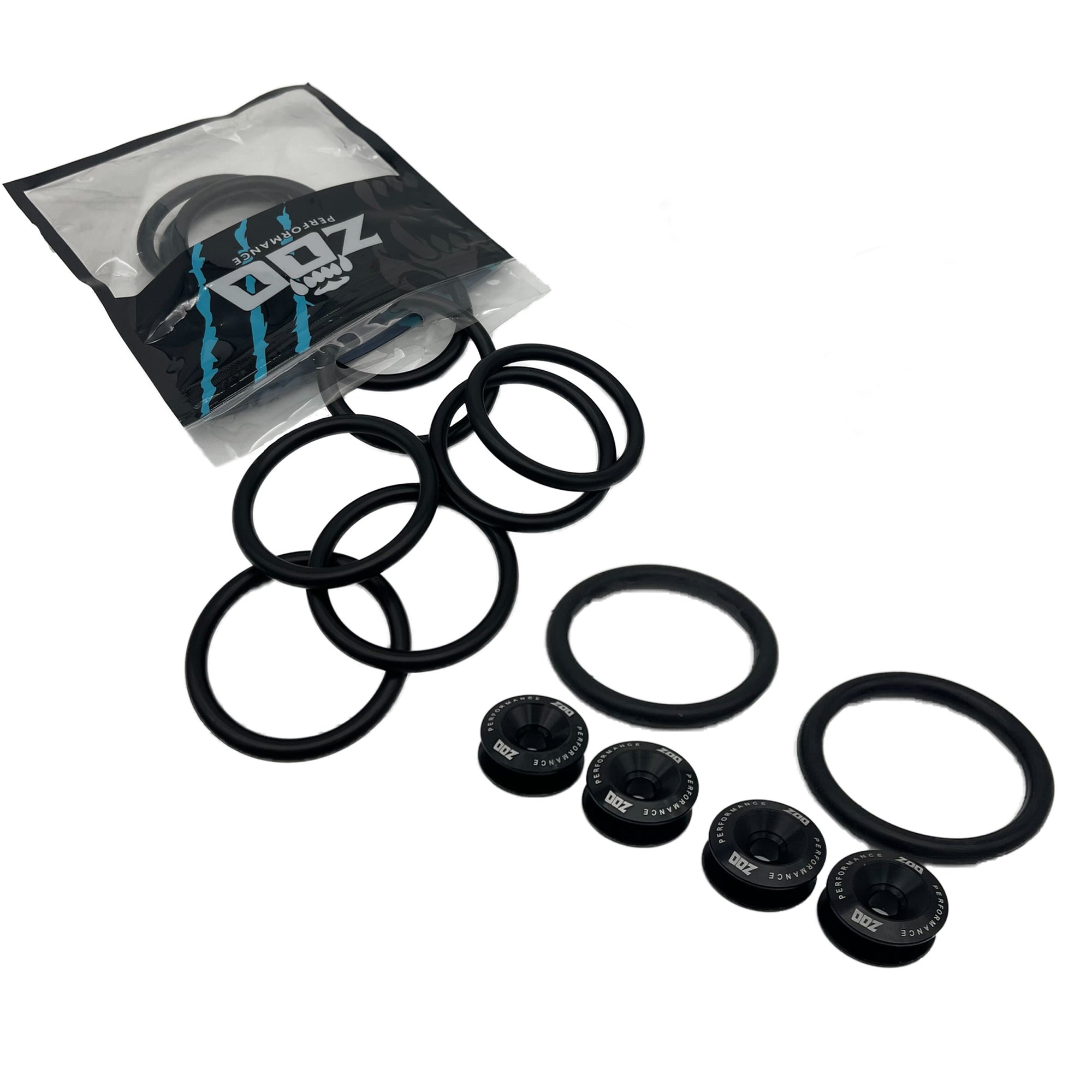 RUBBER REPLACEMENT KIT FOR QUICK-RELEASE FASTENERS