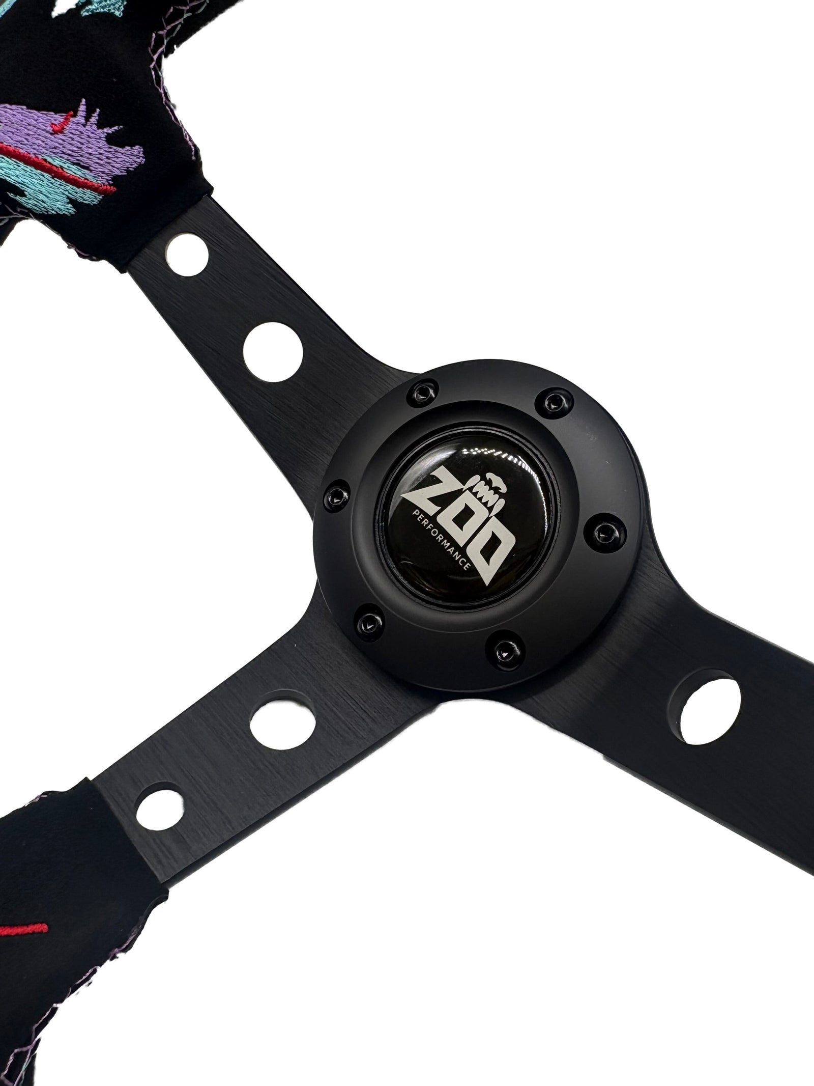 Retro Tiffany Blue / Purple Steering Wheel