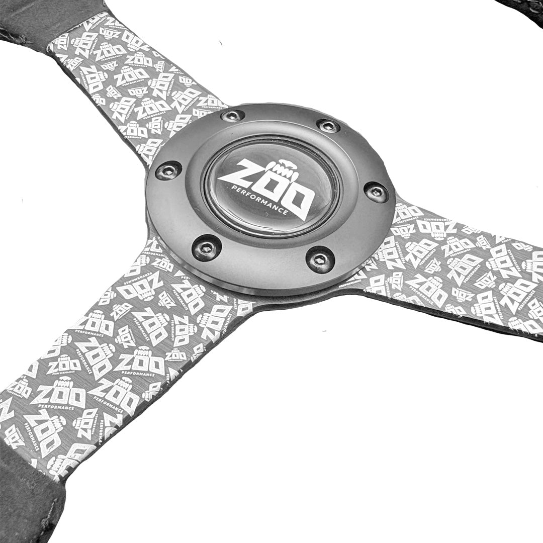 Zoo Sticker Bomb Billet Steering Wheel