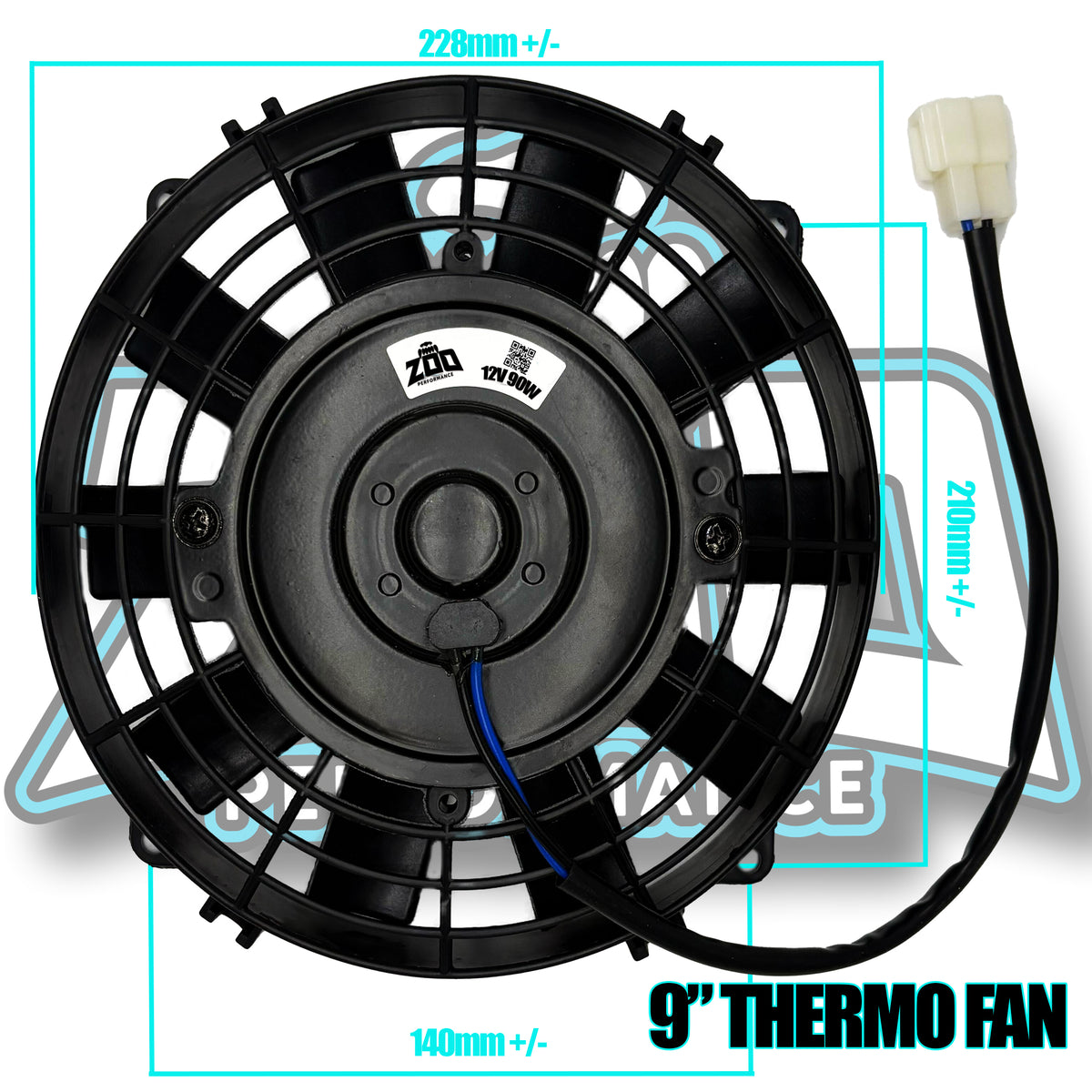 9&quot; Auto Thermo Fans