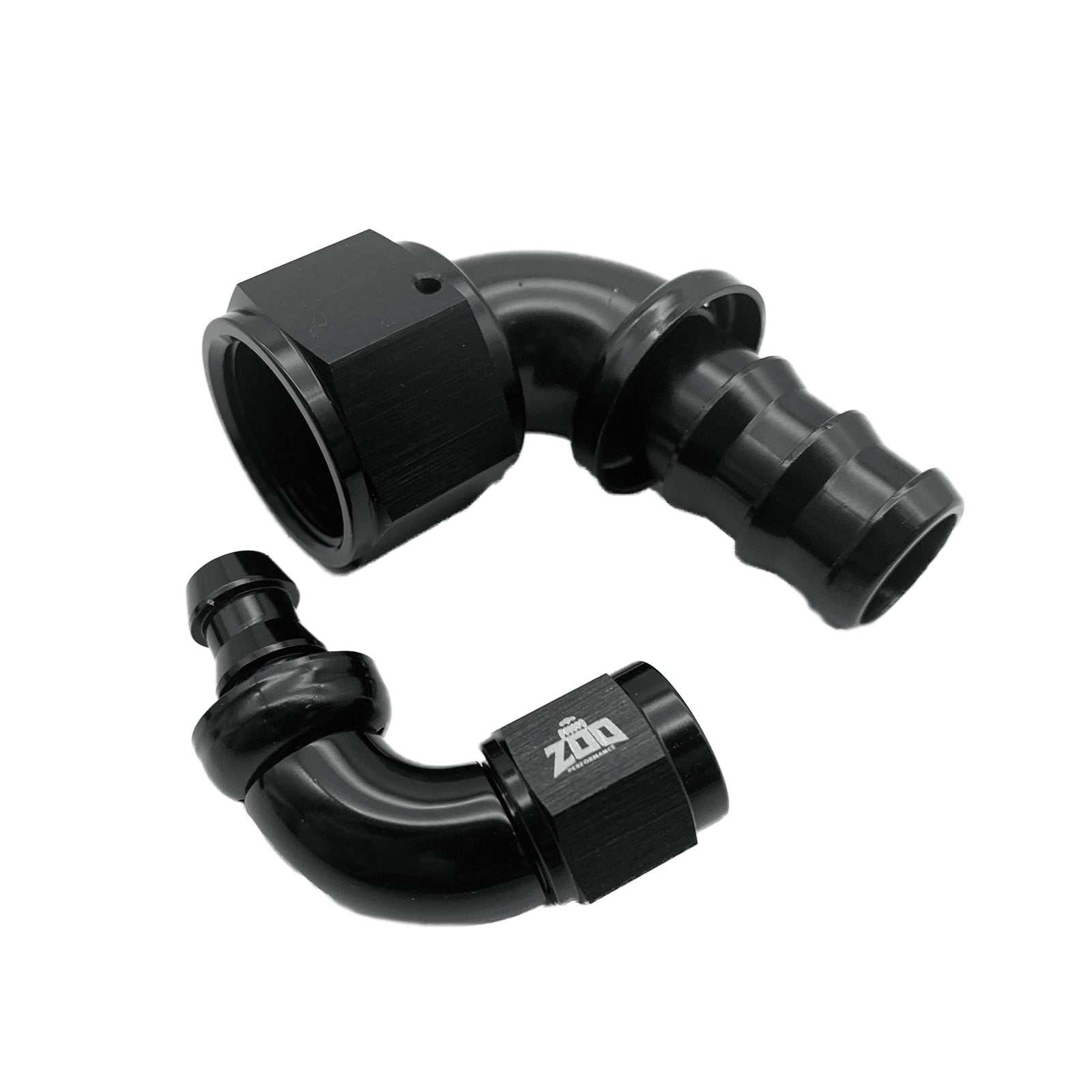 400 Series 90 Deg Hose Ends (Push Lock)