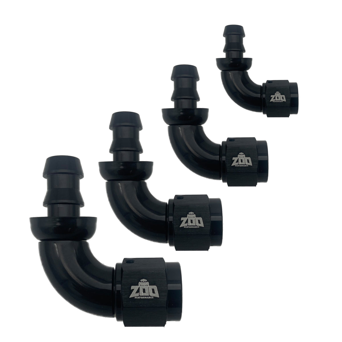 400 Series 90 Deg Hose Ends (Push Lock)