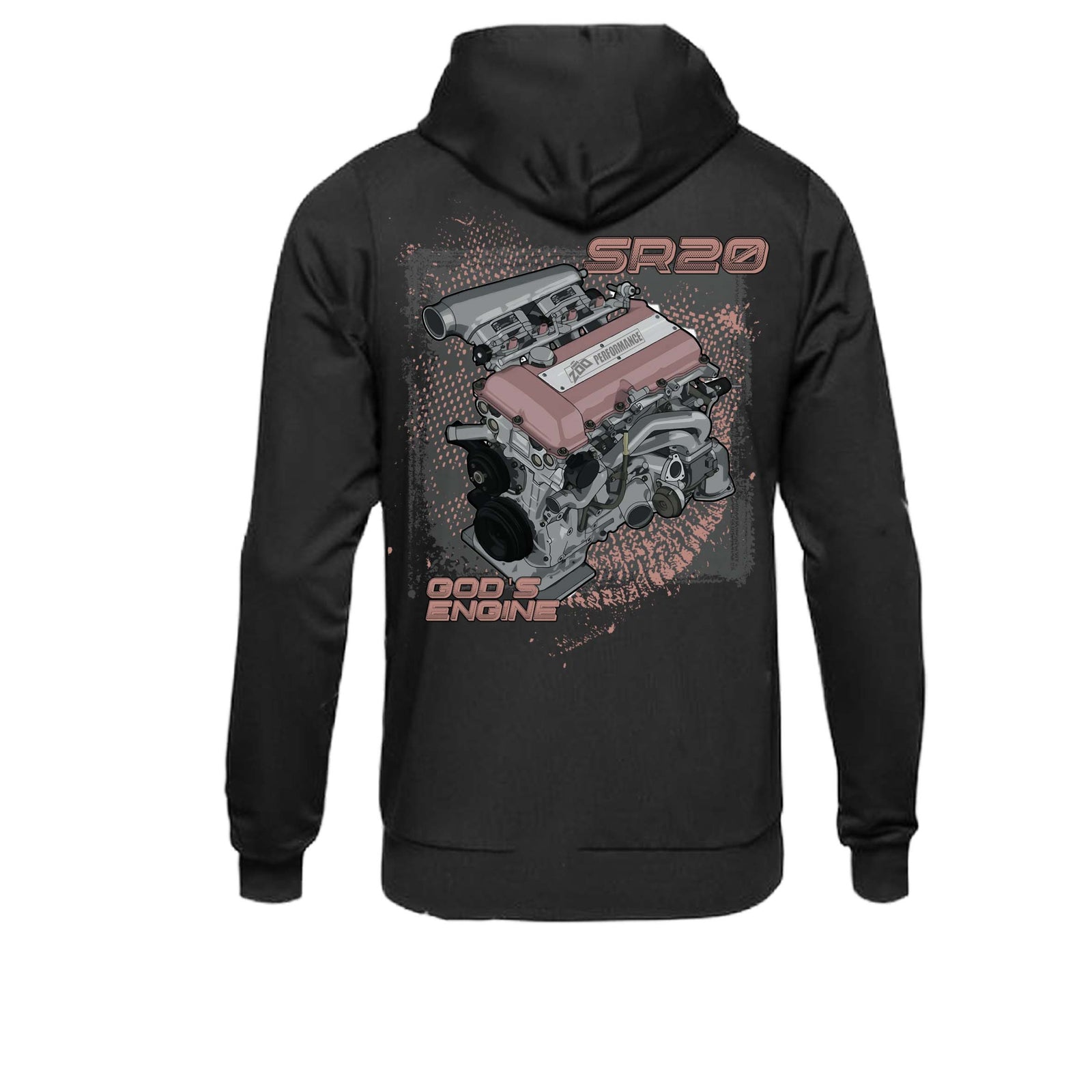 SR20 Engine Graphic Hoodie