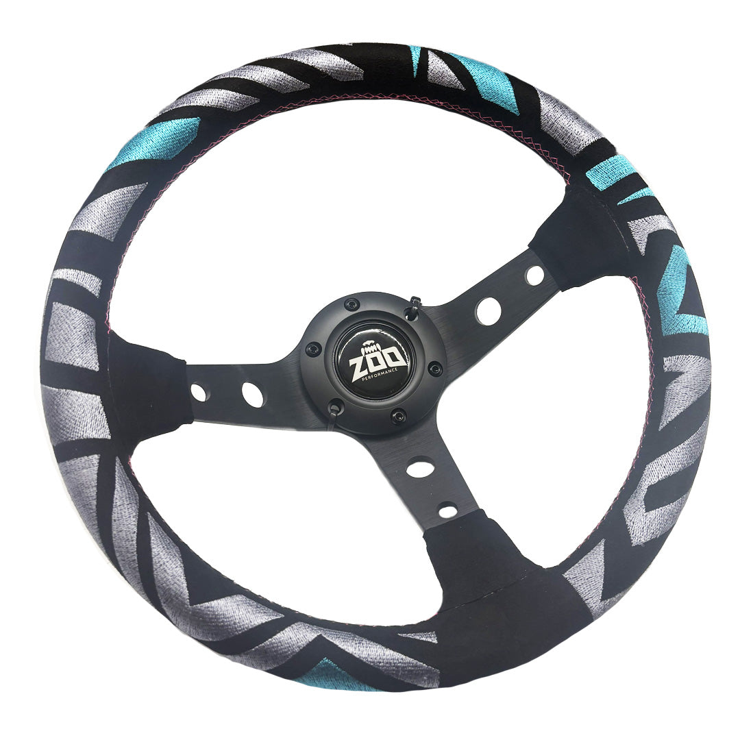 Geo Blue Steering Wheel