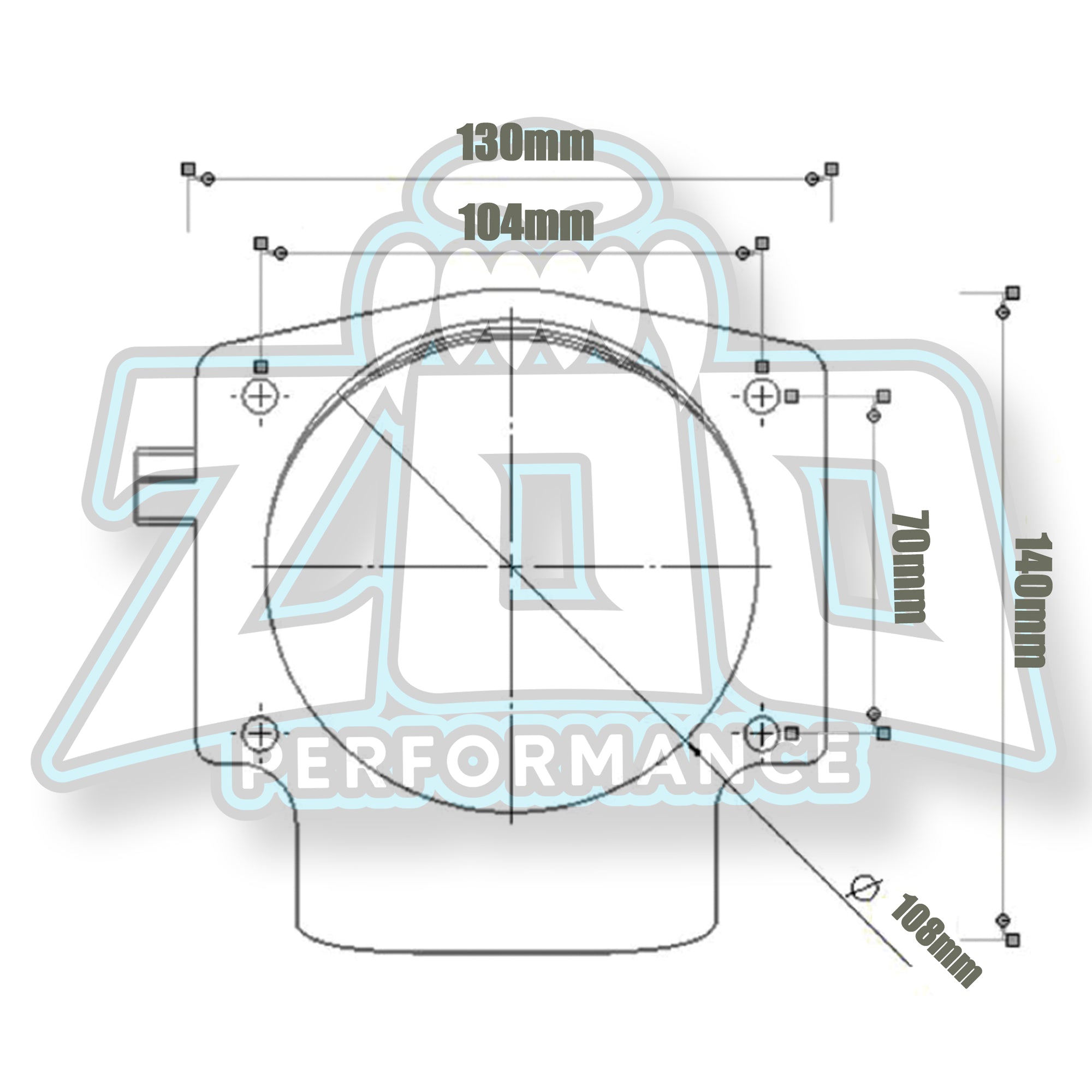 108mm LS Cable Billet Throttle Body