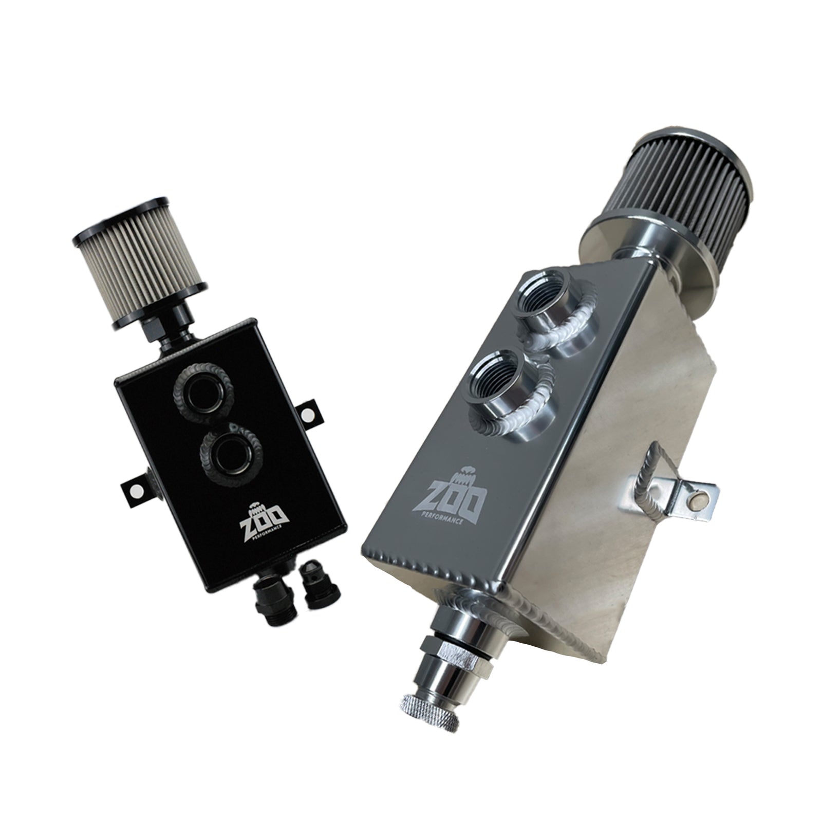 1 Litre Aluminium Catch Cans with drain tap