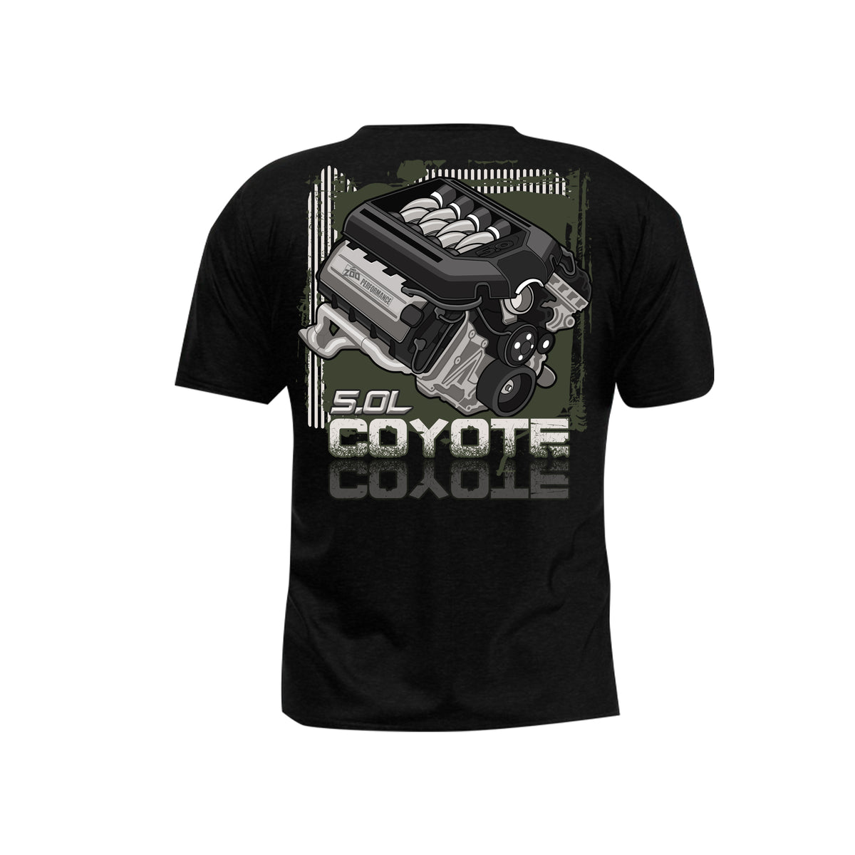 Ford Coyote Engine Graphic  T-Shirt