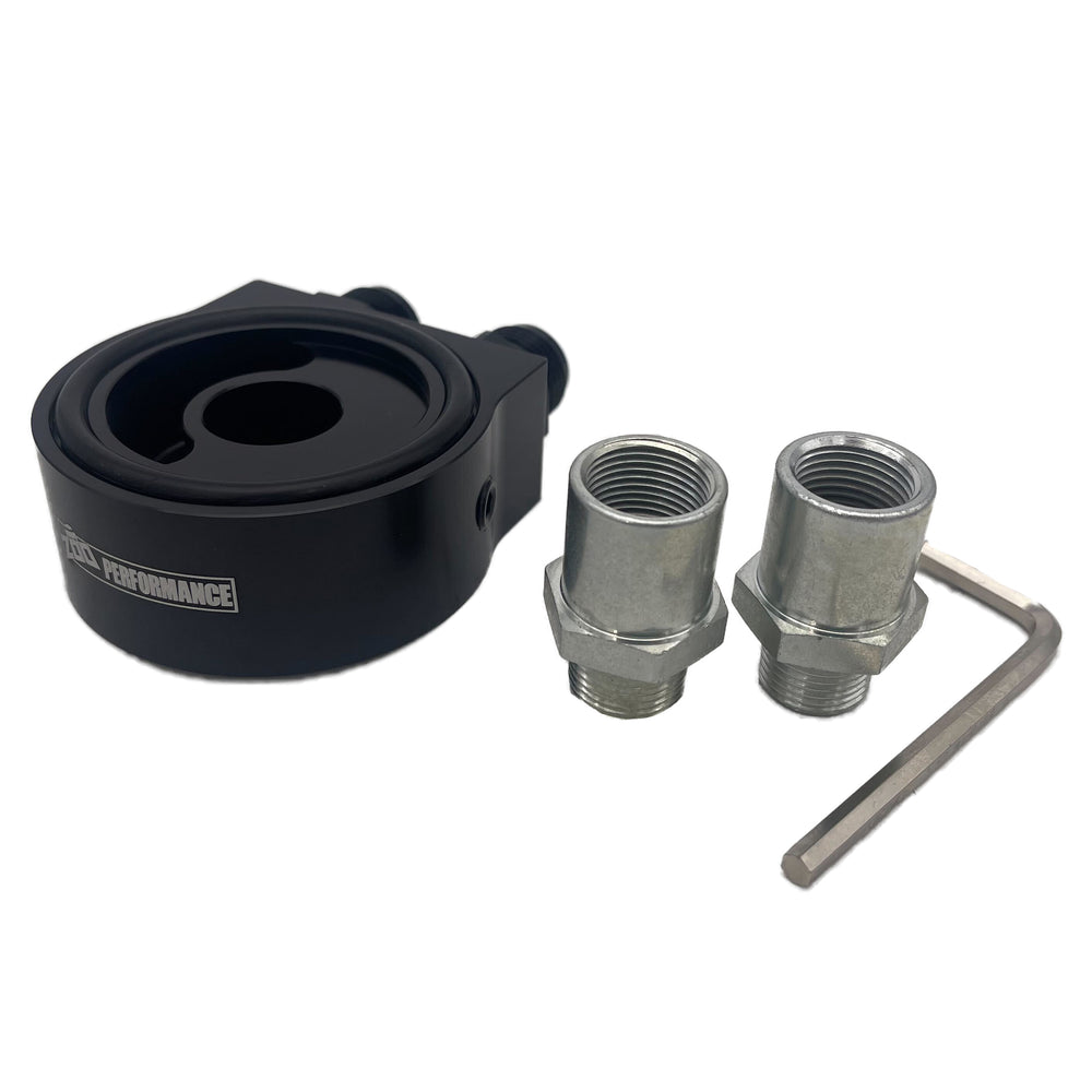 Universal Billet Oil Cooler Sandwich Plate - Zoo Performance