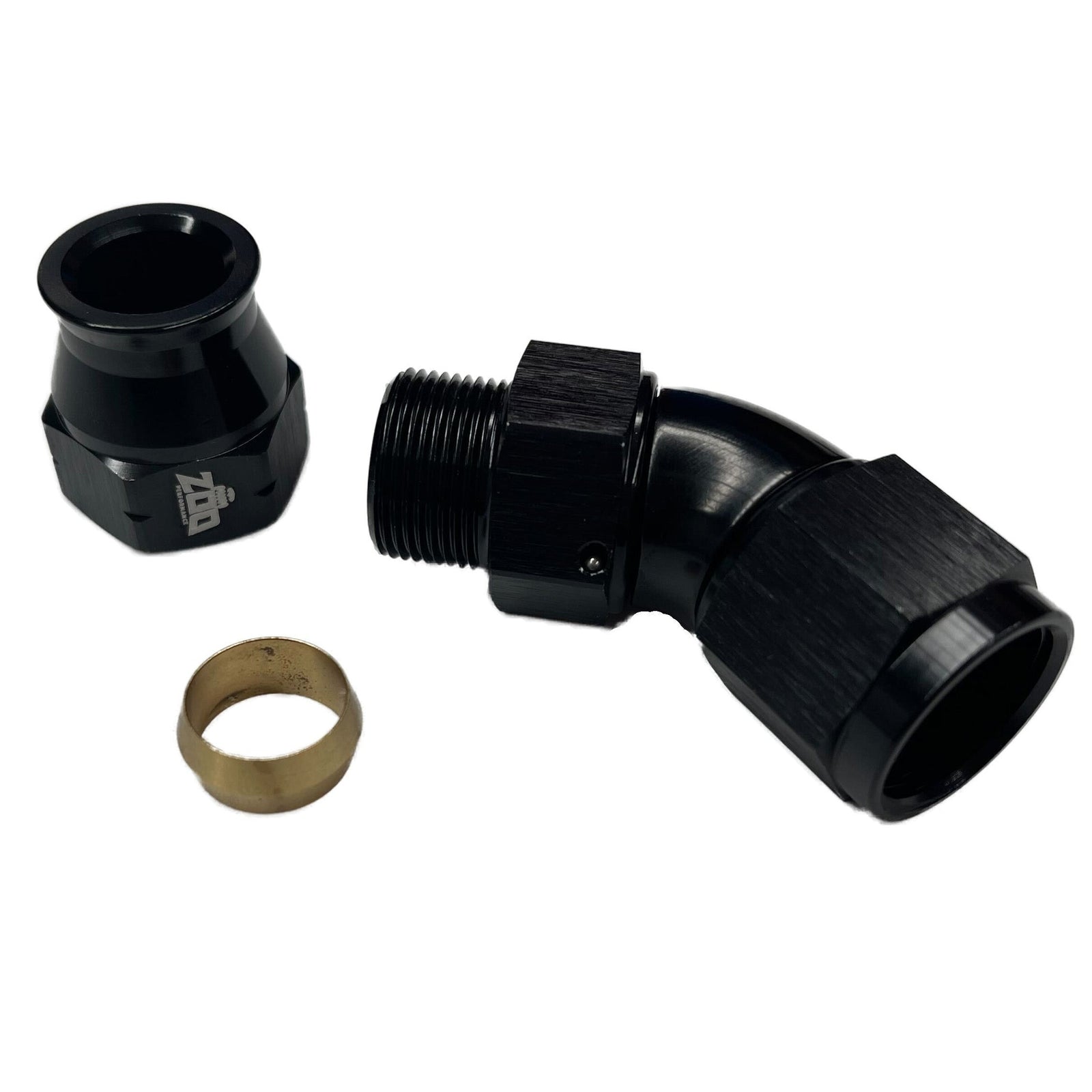 600 Series Hardline 45 Deg Female AN Hose Fitting