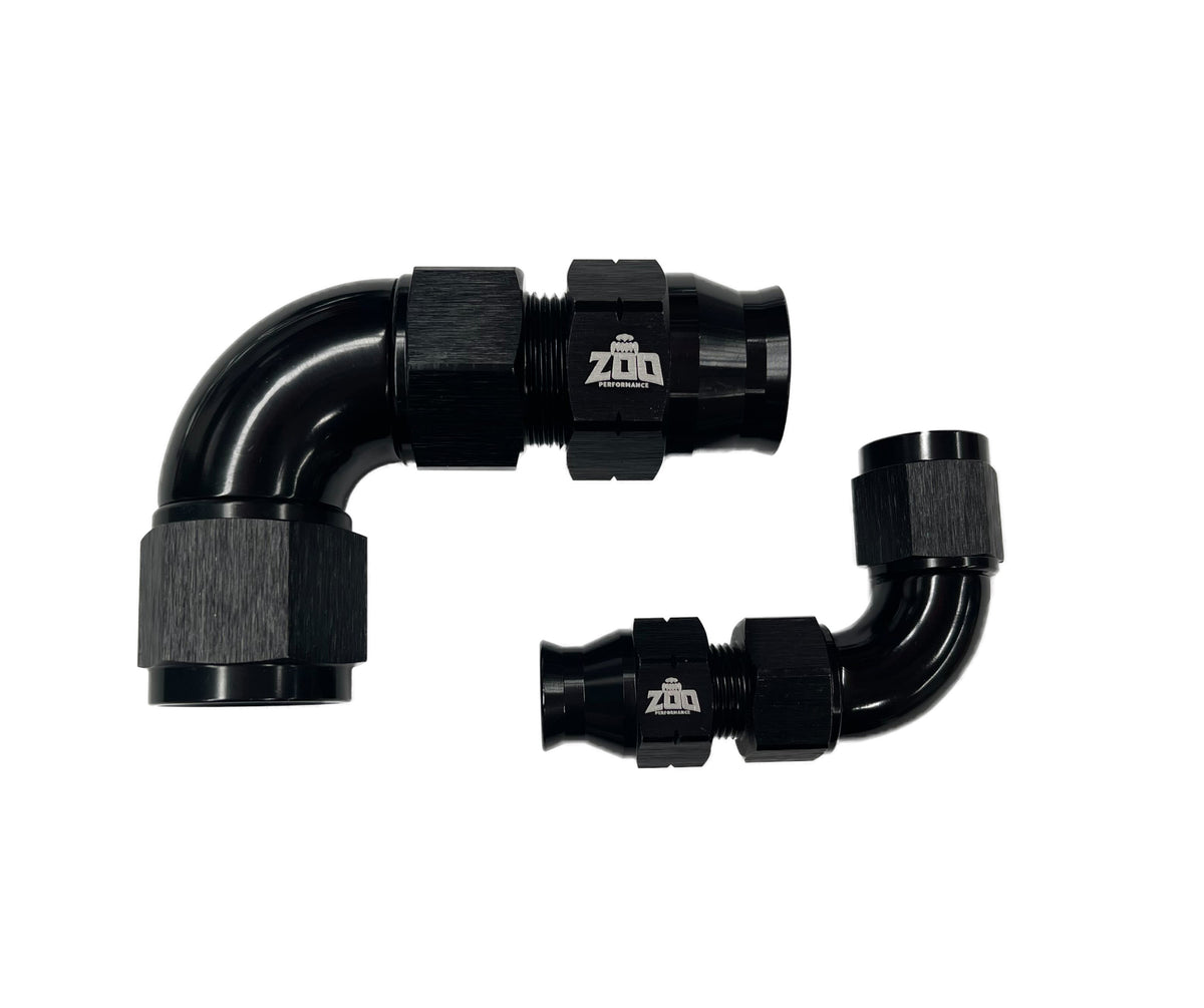 600 Series Hardline 90 Deg Female AN Hose Fitting