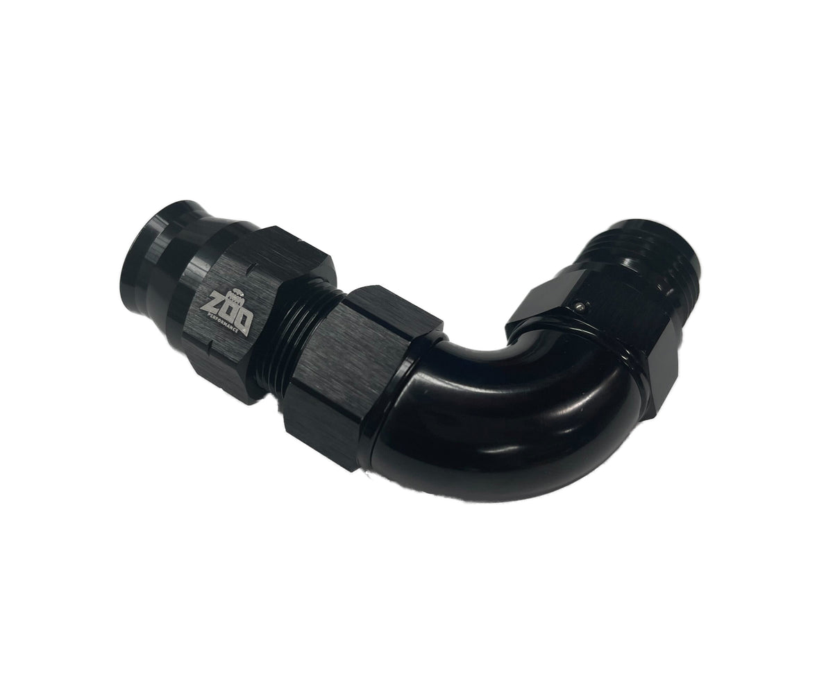 600 Series Hardline 90 Deg Male AN Hose Fitting