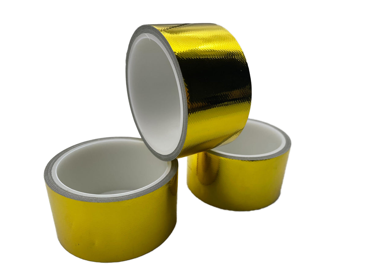 Heat Reflective Adhesive Tape - 50mm Gold