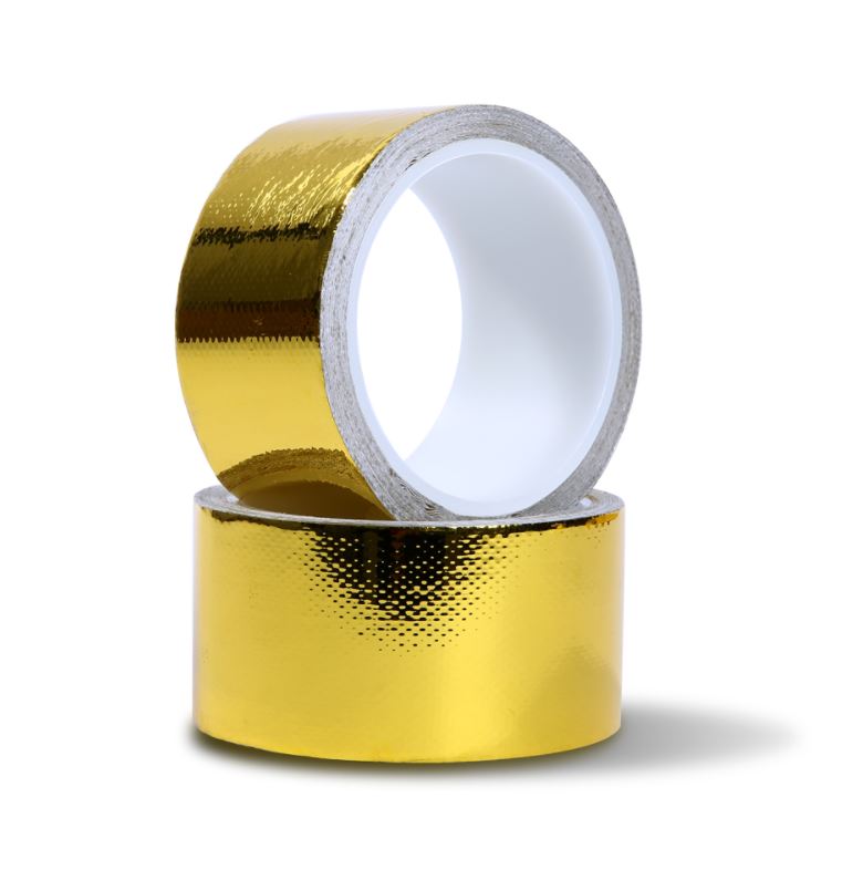 Heat Reflective Adhesive Tape - 50mm Gold